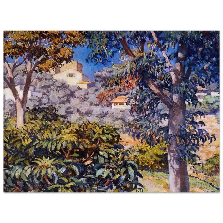 Theo van Rysselberghe - NOON LANDSCAPE  75x100 cm / 30x40inches Fine Art Poster