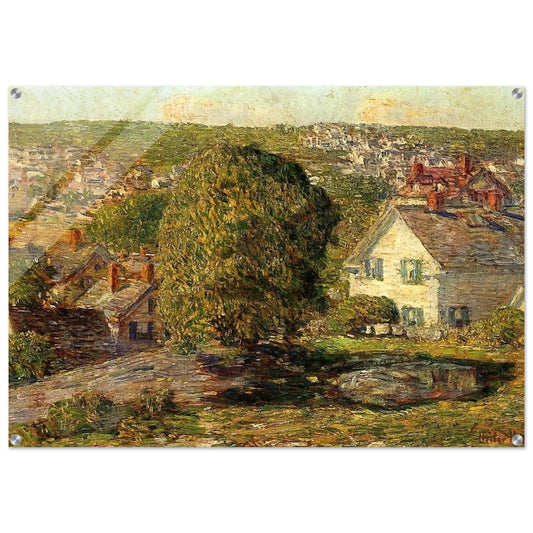 Outskirts of East Gloucester - Childe Hassam Acrylic Print - 70x100 cm / 28x40″ inches | Childe Hassam Wall Art | Childe Hassam Prints