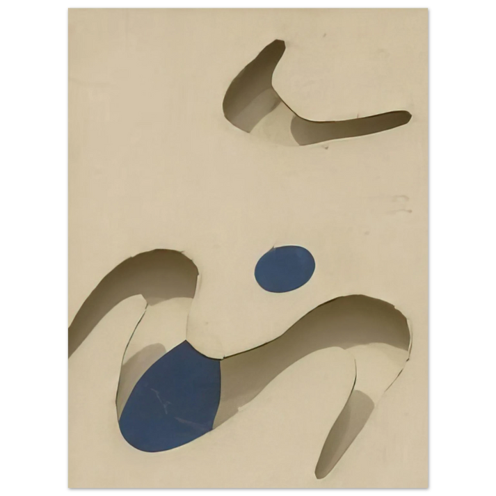 Jean Arp - Moustaches  75x100 cm / 30x40inches Fine Art Poster