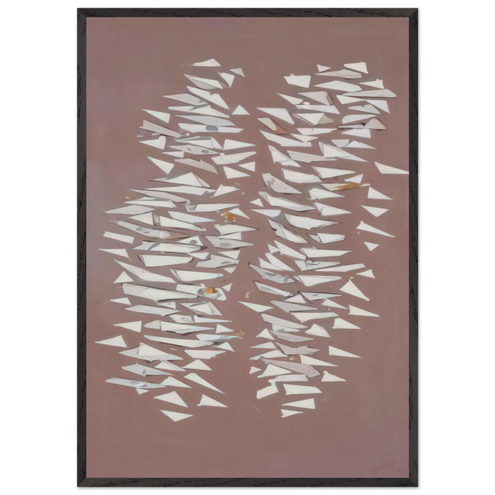Light Vertical - 2006 - Robert Goodnough 70x100 cm / 28x40 inches Framed Art Print – Black Wooden Frame