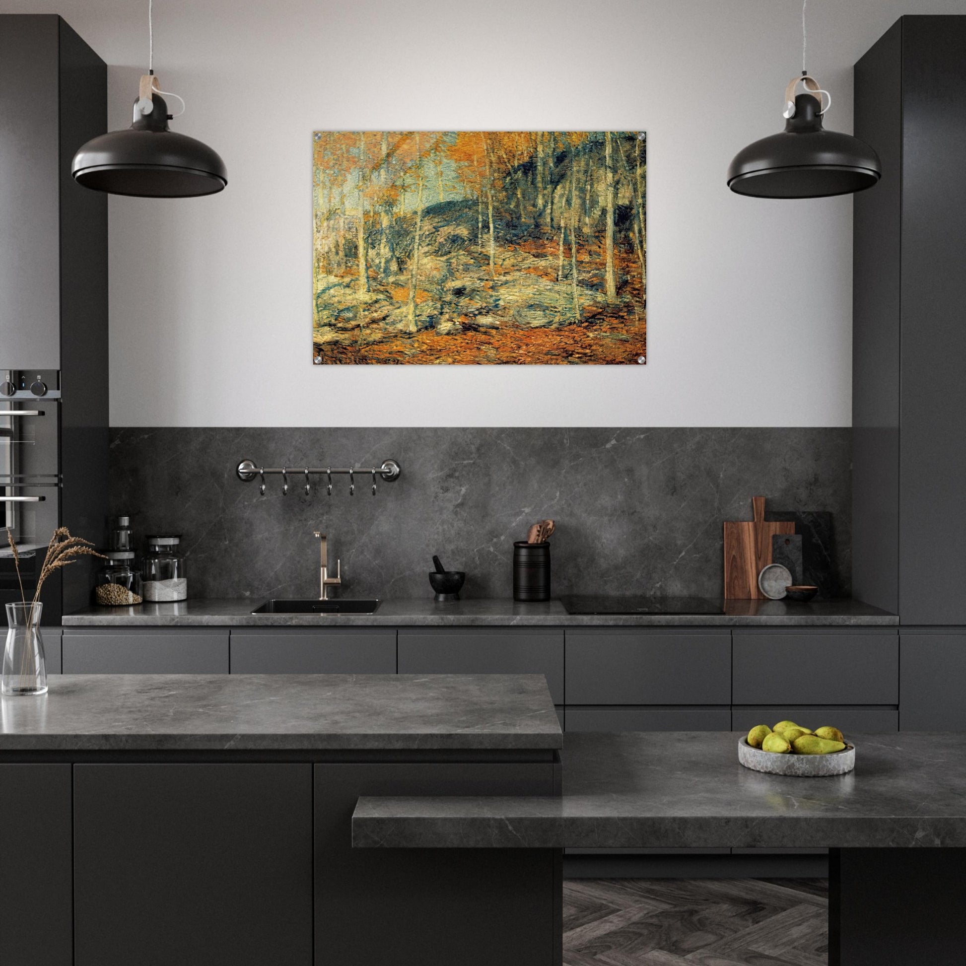 The Ledges - Childe Hassam Acrylic Print - 70x100 cm / 28x40″ inches