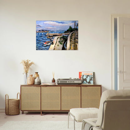 VIEW OF ANTIBES 1925 - Henri Matisse Brushed Aluminum Print - 70x100 cm / 28x40 inches | Henri Matisse Aluminum Print | Henri Matisse Prints