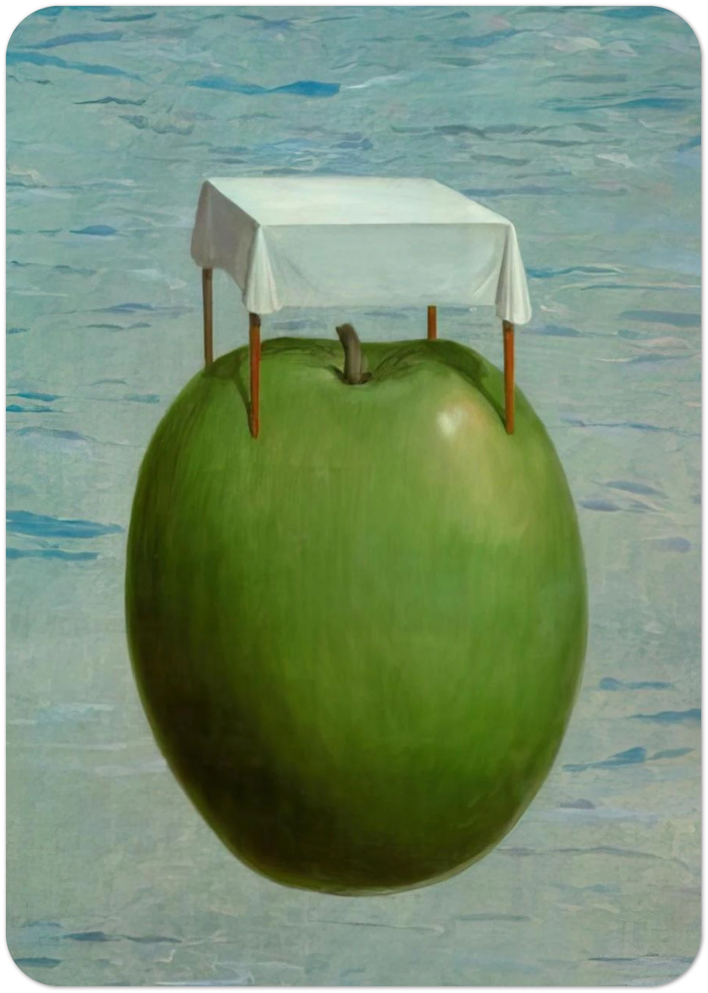 FINE REALITIES 1964 By Rene Magritte Pack of 10 Post Cards | Rene Magritte Post Cards | A6 (10.5 x 14.8 cm) - 4.1 x 5.8 inches