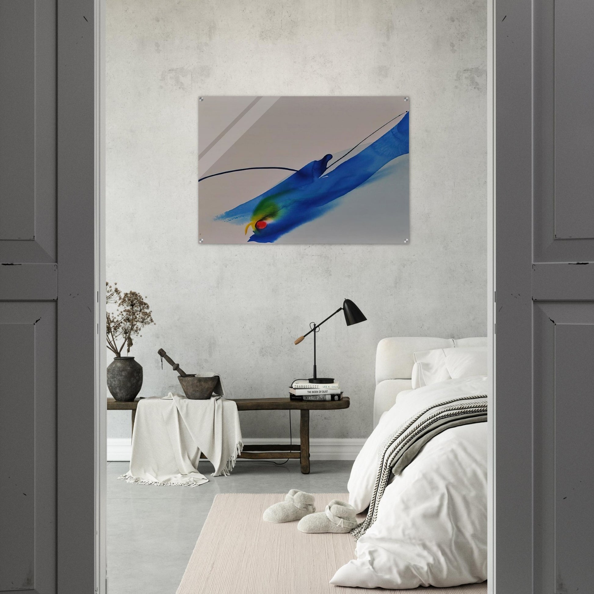 Phenomena Calling - 1969 - Paul Jenkins Acrylic Print - 70x100 cm / 28x40″ inches | Paul Jenkins Wall Art | Paul Jenkins Prints