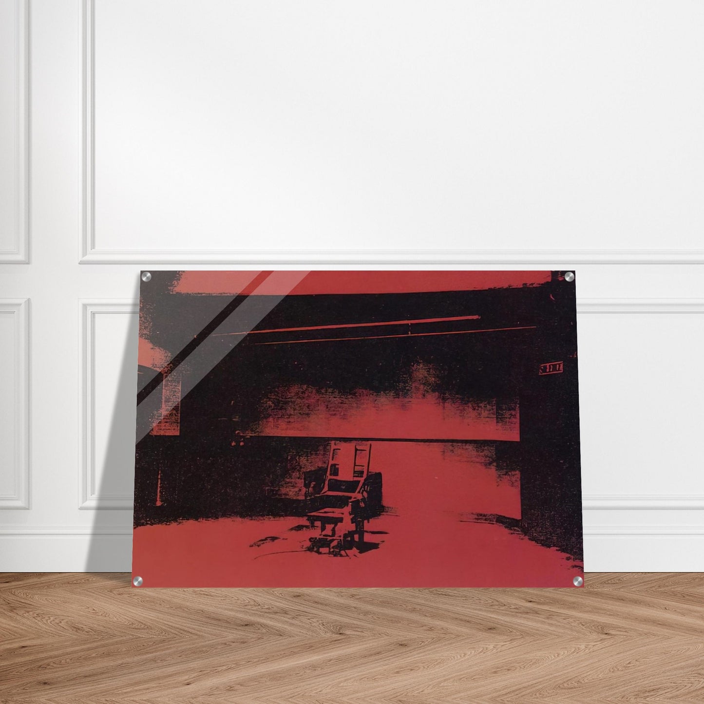 Early electric chair - Andy Warhol Acrylic Print - 70x100 cm / 28x40″ inches | Andy Warhol Wall Art | Andy Warhol Prints