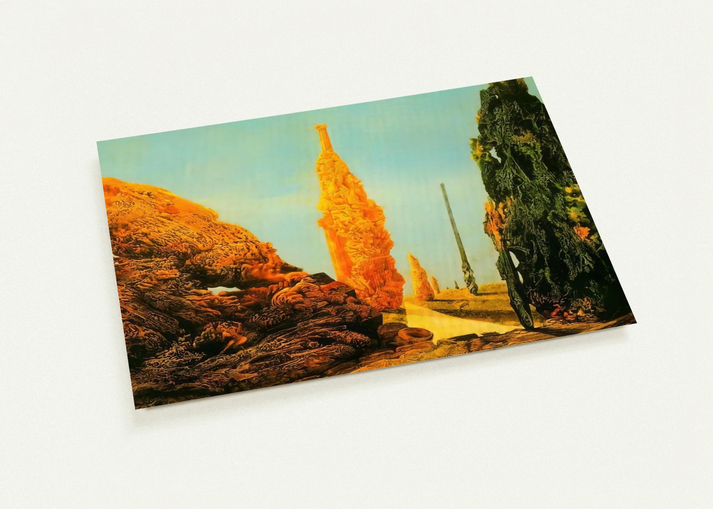 Lone Tree and United Trees By Max Ernst Pack of 10 Post Cards | Max Ernst Post Cards | A6 (10.5 x 14.8 cm) - 4.1 x 5.8 inches