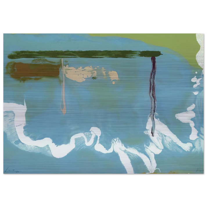 Skywriting - 1997 - Helen Frankenthaler Brushed Aluminum Print - 70x100 cm / 28x40 inches | Helen Frankenthaler Aluminum Print | Helen Frankenthaler Prints