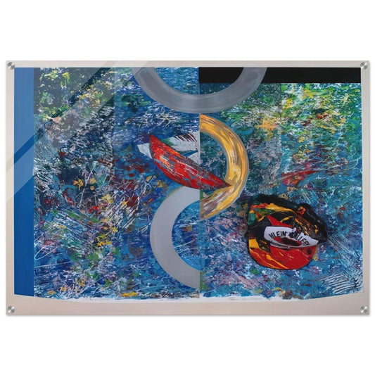 In Celebration - Sam Gilliam Acrylic Print - 70x100 cm / 28x40″ inches | Sam Gilliam Wall Art | Sam Gilliam Prints
