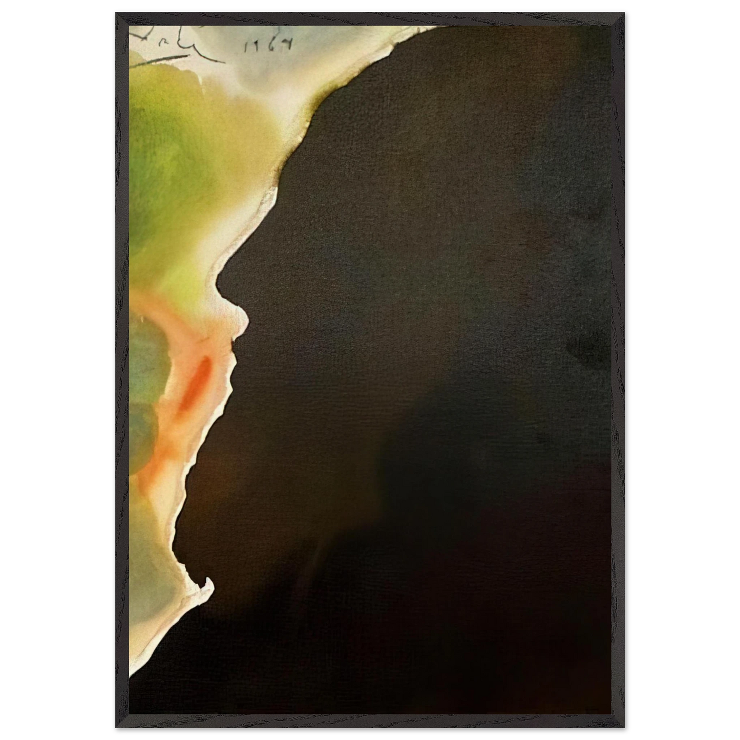 ABRAHAM PATER MULTAREM GENTIUM GENESIS 12 1F 1967 - Salvador Dali Framed Art Print – Black Wooden Frame - Default Title - -Framed Art Print