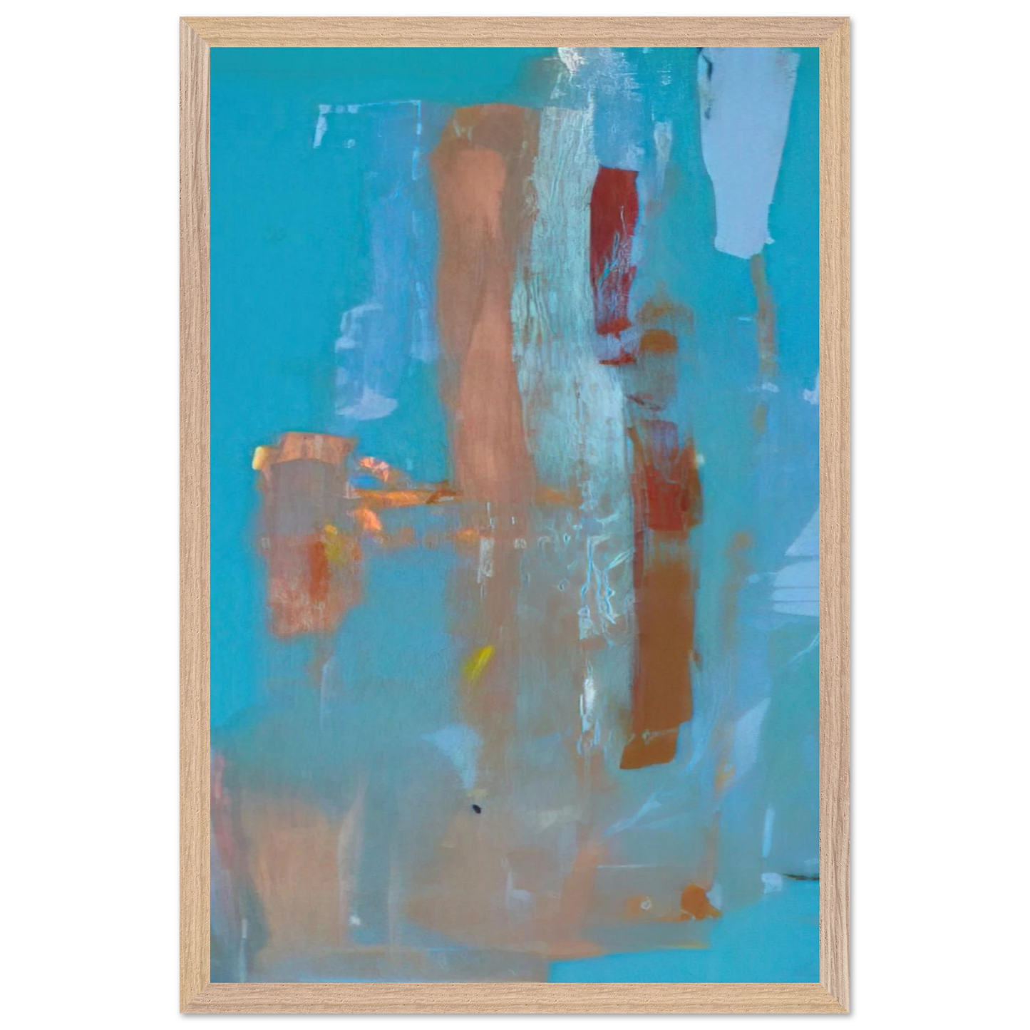 Helen Frankenthaler - In on Blue - 1976 Wall art - 60x90 cm / 24x36 inches - Fine Art Poster - -