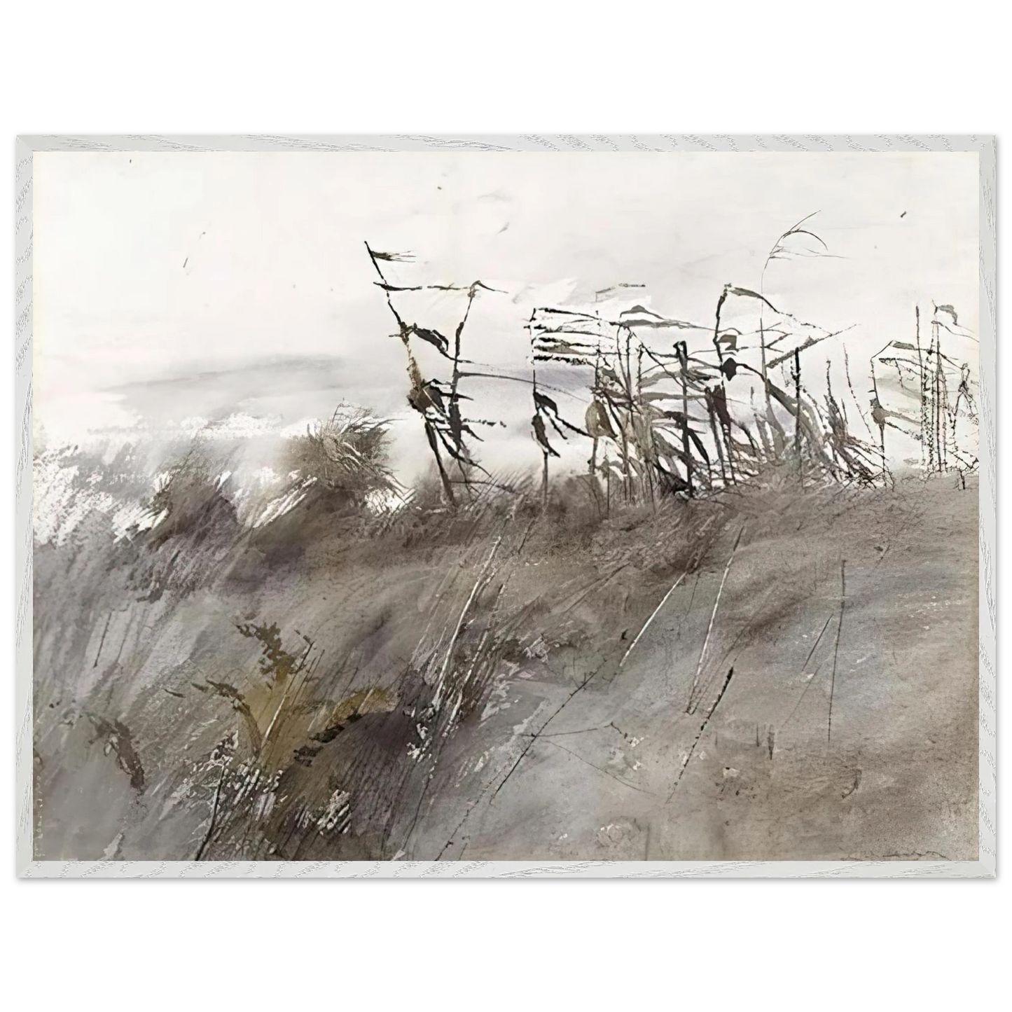 Andrew Wyeth - NOVEMBER FIRST 1950 Wall Art - 60x80 cm / 24x32 inches - Fine Art Poster - -