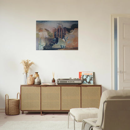 unknow ntitle - Lyrical Abstraction - Menez Brushed Aluminum Print - 70x100 cm / 28x40 inches | Menez Aluminum Print | Menez Prints