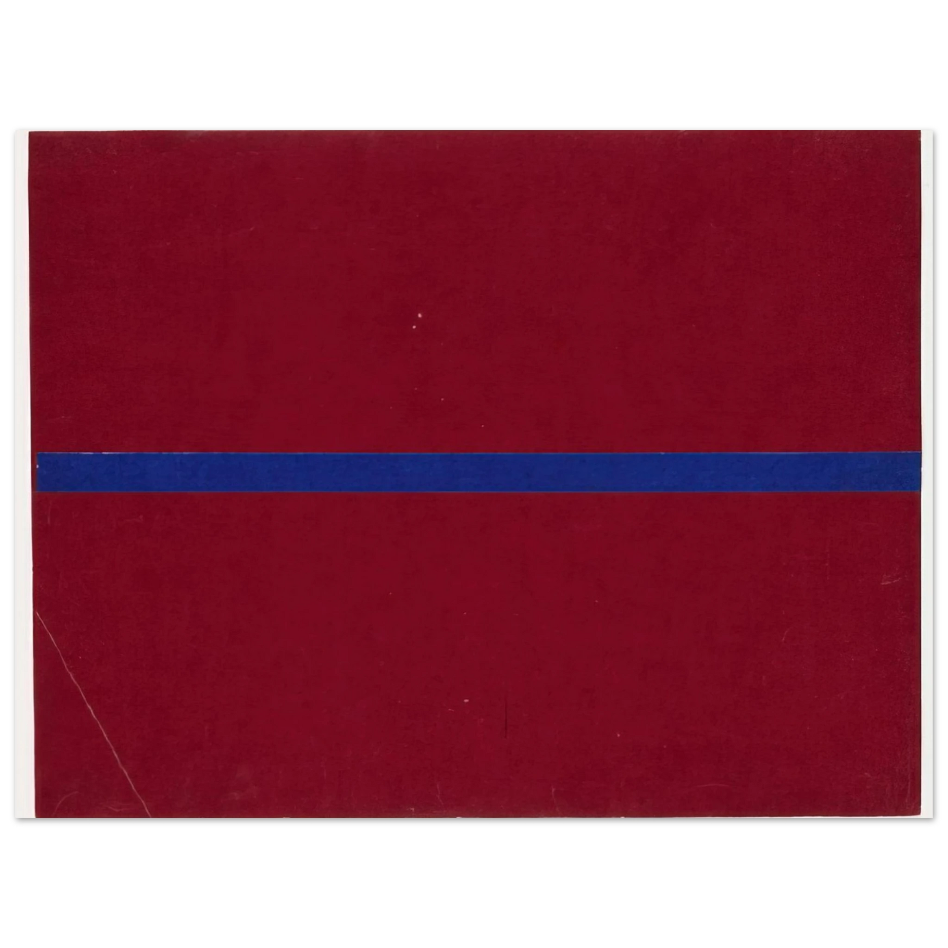 Ellsworth Kelly - Blue and Red from the series Line Form Color Fine Art Poster - Default Title