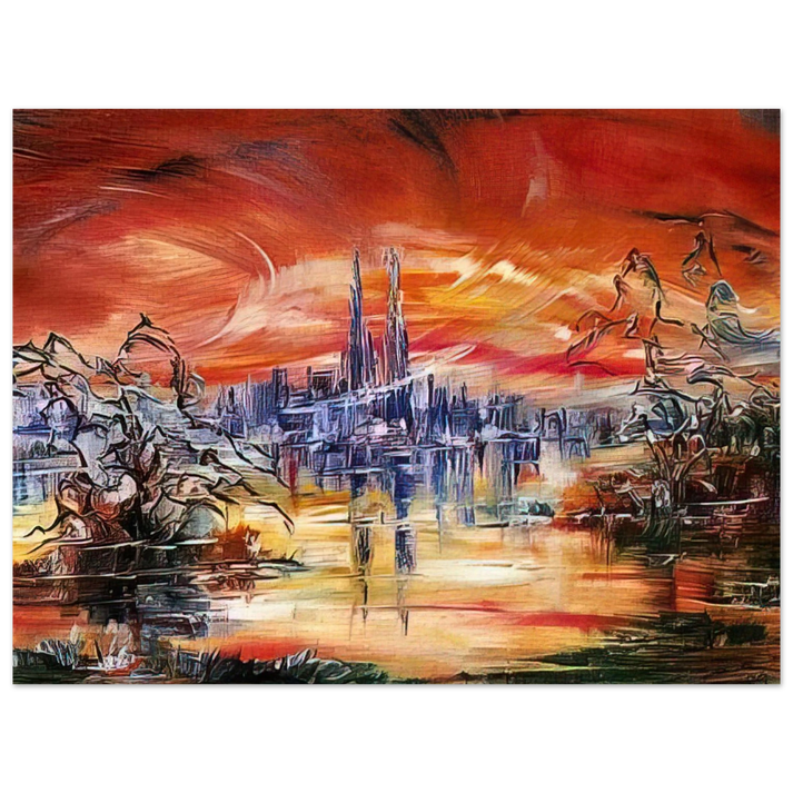 Konrad Zuse - Untitled - 1981  75x100 cm / 30x40inches Fine Art Poster