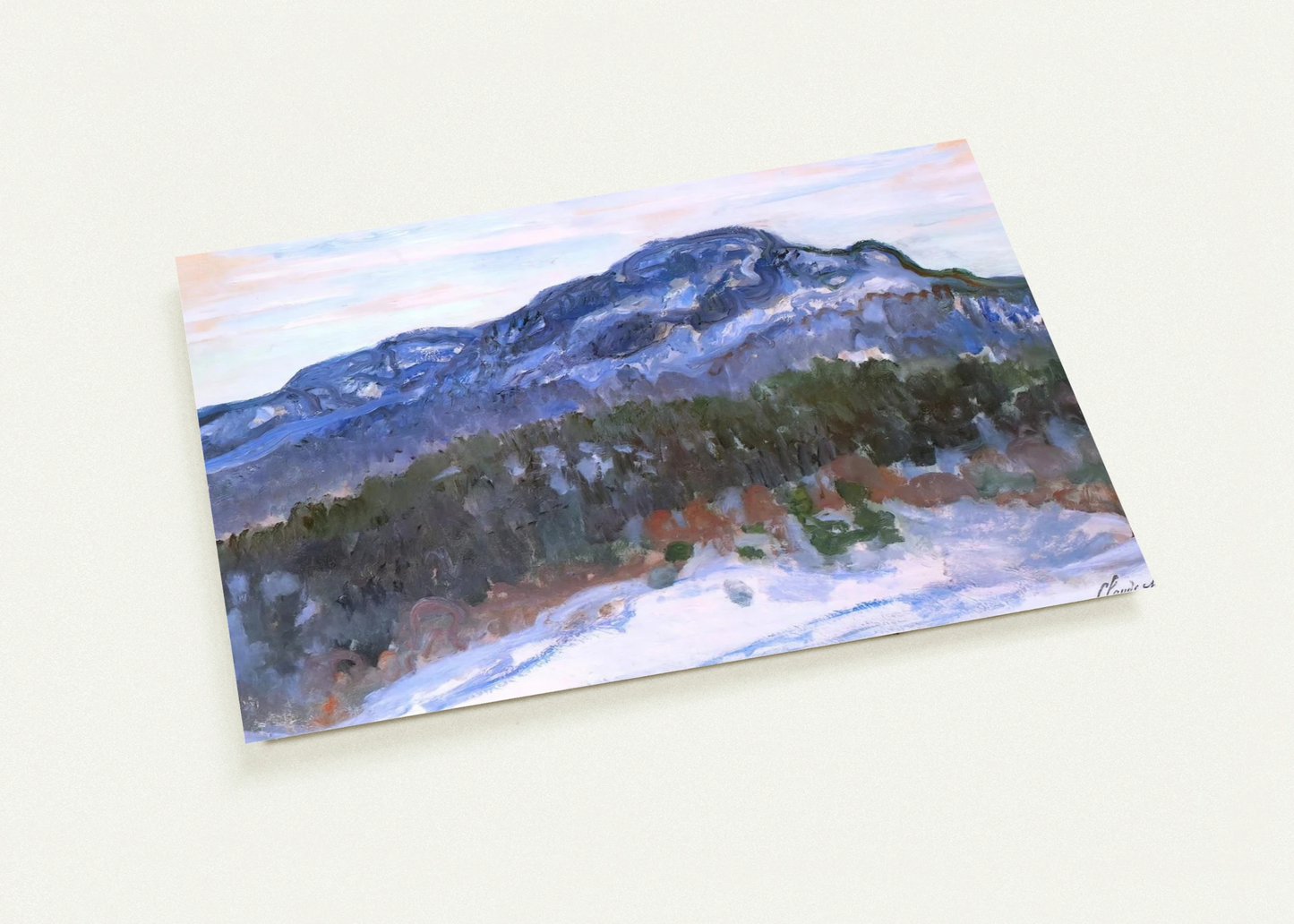 Mount Kolsaas By claude monet Pack of 10 Post Cards | claude monet Post Cards | A6 (10.5 x 14.8 cm) - 4.1 x 5.8 inches