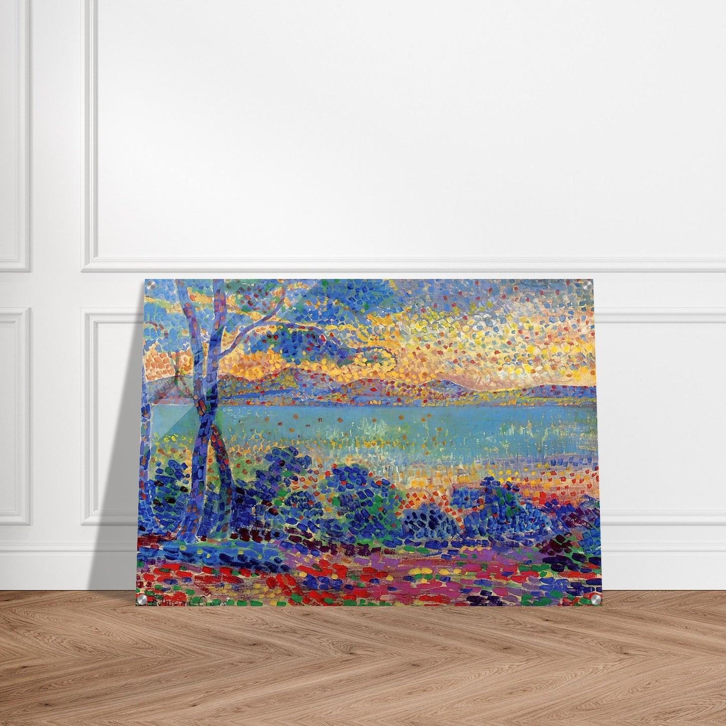 Provence Landscape - Henri-Edmond Cross Acrylic Print - 70x100 cm / 28x40″ inches