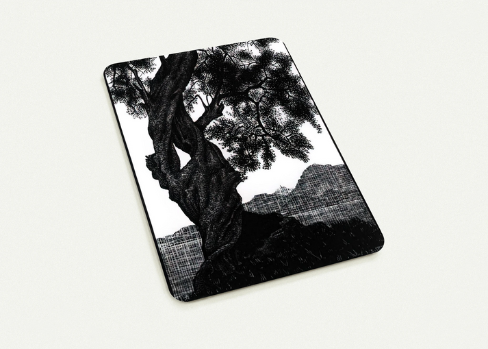 OLD OLIVE TREE CORSICA By MC Escher Pack of 10 Post Cards | MC Escher Post Cards | A6 (10.5 x 14.8 cm) - 4.1 x 5.8 inches