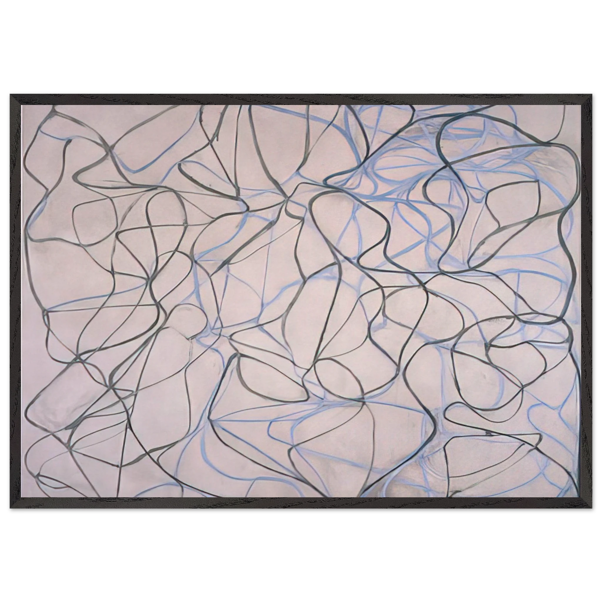 Vine - 1993 - Brice Marden Framed Art Print – Black Wooden Frame - Default Title - -Framed Art Print