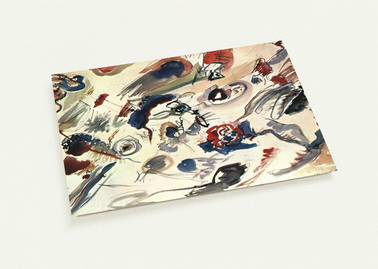 FIRST ABSTRACT WATERCOLOR 1910 By Wassily Kandinsky Pack of 10 Post Cards | Wassily Kandinsky Post Cards | A6 (10.5 x 14.8 cm) - 4.1 x 5.8 inches