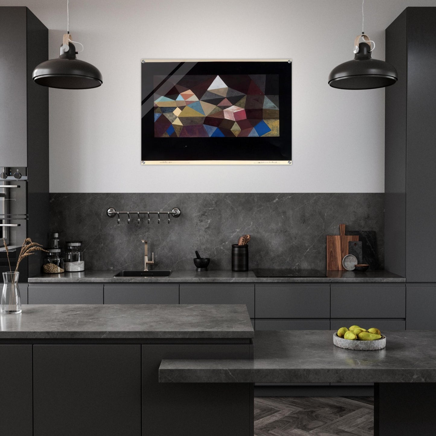 CRYSTALLINE LANDSCAPE 1929 - Paul Klee Acrylic Print - 70x100 cm / 28x40″ inches | Paul Klee Wall Art | Paul Klee Prints