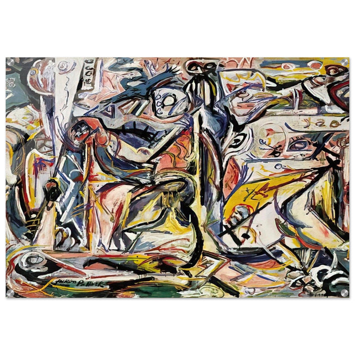 CIRCUMCISION JANUARY 1946 1 - Jackson Pollock Acrylic Print - 70x100 cm / 28x40″ inches