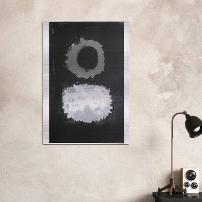 Black Field - 1972 - Adolph Gottlieb Brushed Aluminum Print - 70x100 cm / 28x40 inches | Adolph Gottlieb Aluminum Print | Adolph Gottlieb Prints