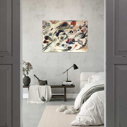 FIRST ABSTRACT WATERCOLOR 1910 - Wassily Kandinsky Acrylic Print - 70x100 cm / 28x40″ inches | Wassily Kandinsky Wall Art | Wassily Kandinsky Prints