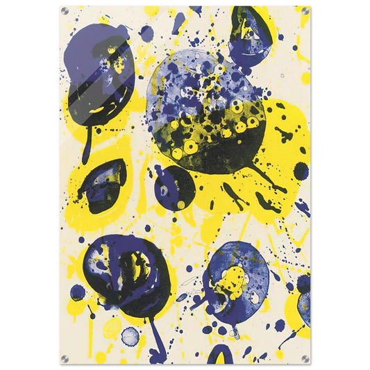 Untitled  from Pasadena Box   Lembark L61  - Sam Francis Acrylic Print - 70x100 cm / 28x40″ inches