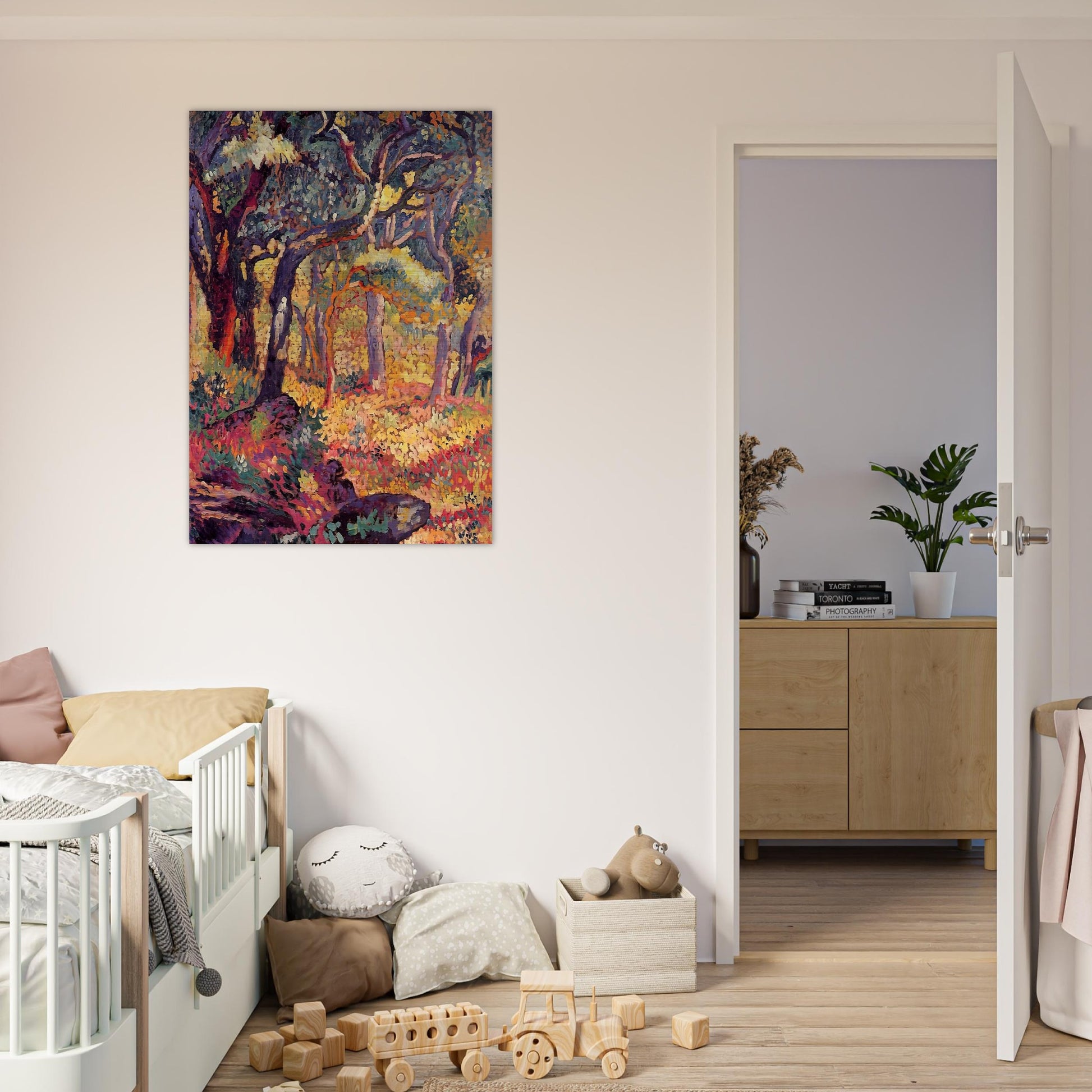 Study for The Clearing - Henri-Edmond Cross Brushed Aluminum Print - 70x100 cm / 28x40 inches | Henri-Edmond Cross Aluminum Print | Henri-Edmond Cross Prints