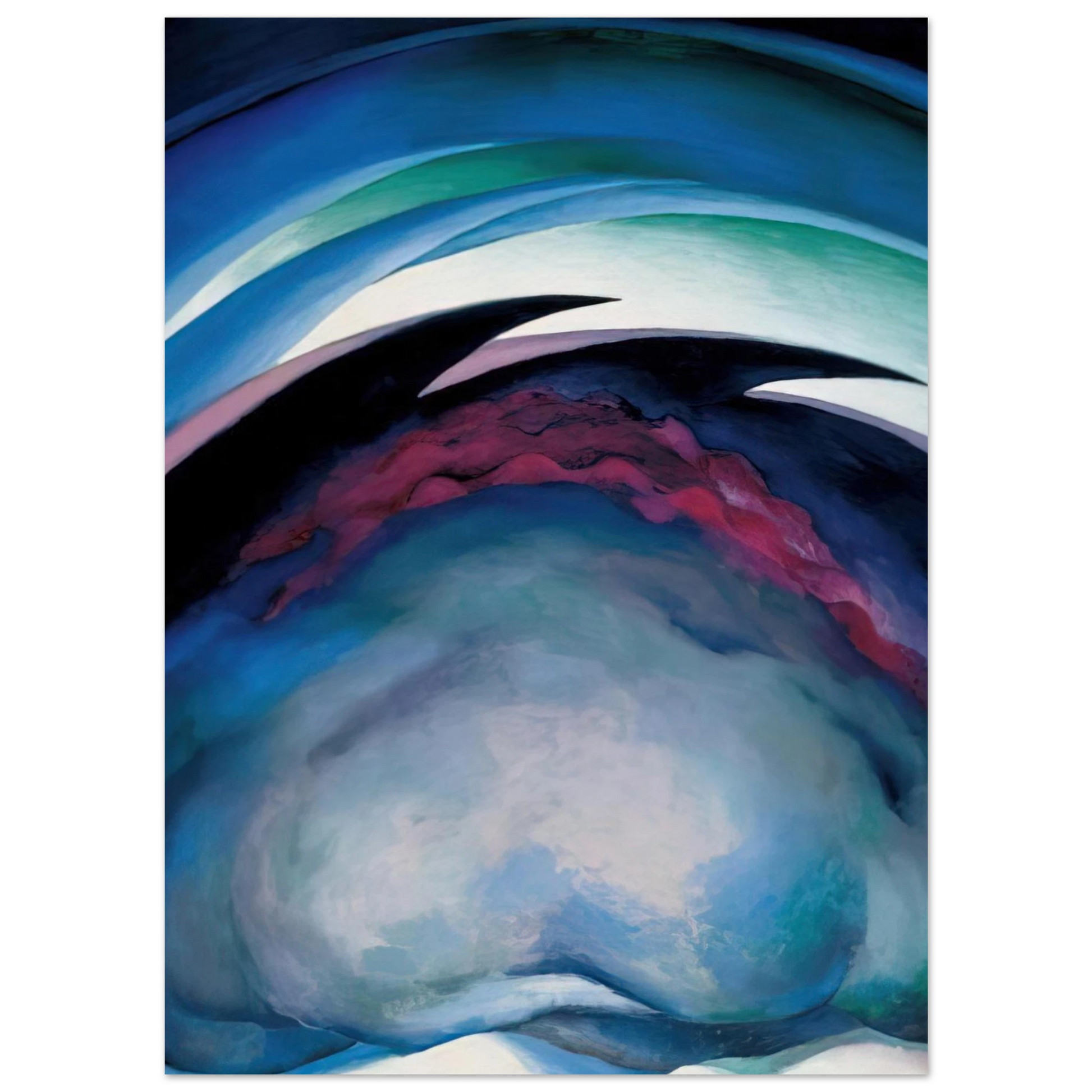Georgia O'Keeffe - From the Plains I Fine Art Poster - 75x100 cm / 30x40 inches