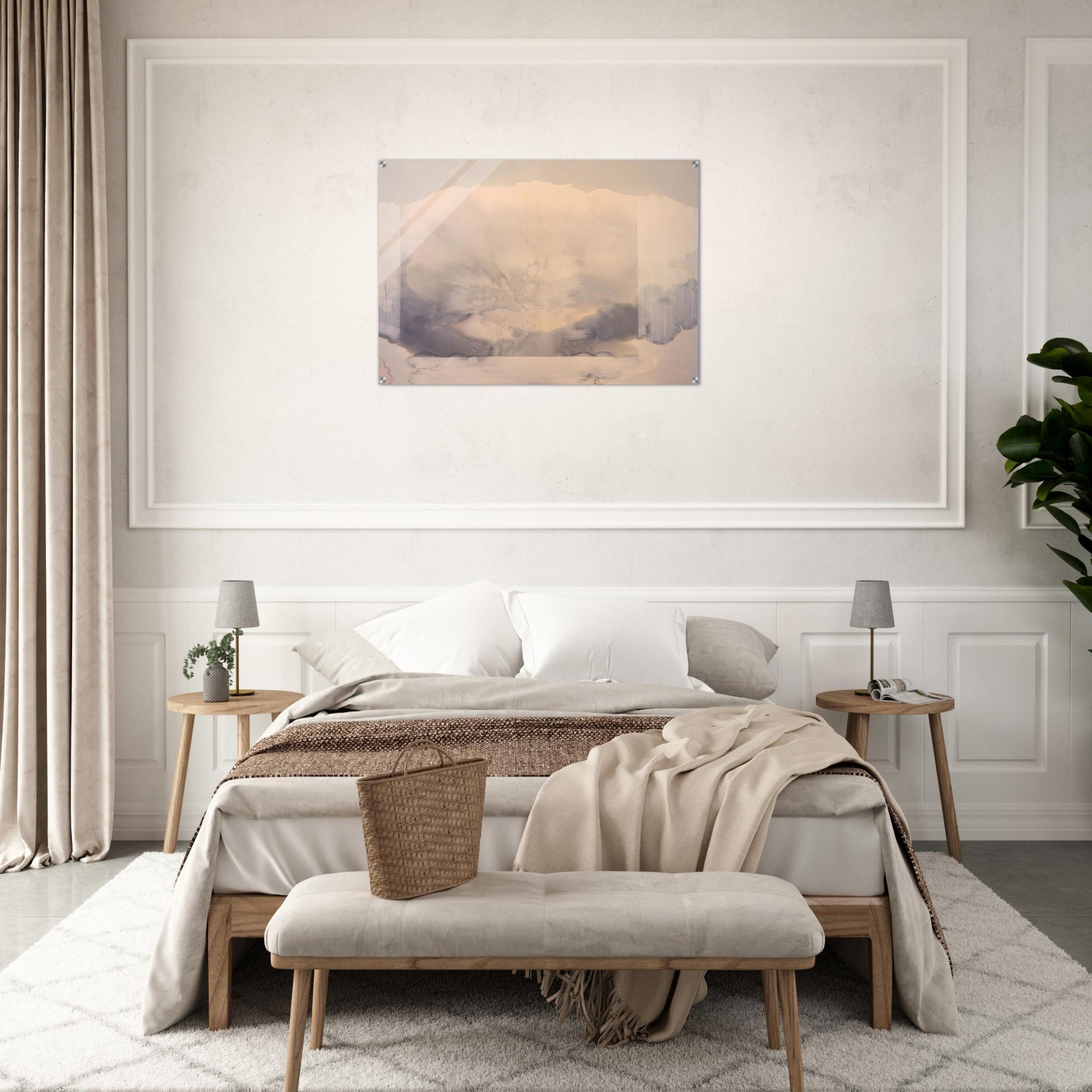 In The Divine - 1986 - Ronnie Landfield Acrylic Print - 70x100 cm / 28x40″ inches | Ronnie Landfield Wall Art | Ronnie Landfield Prints