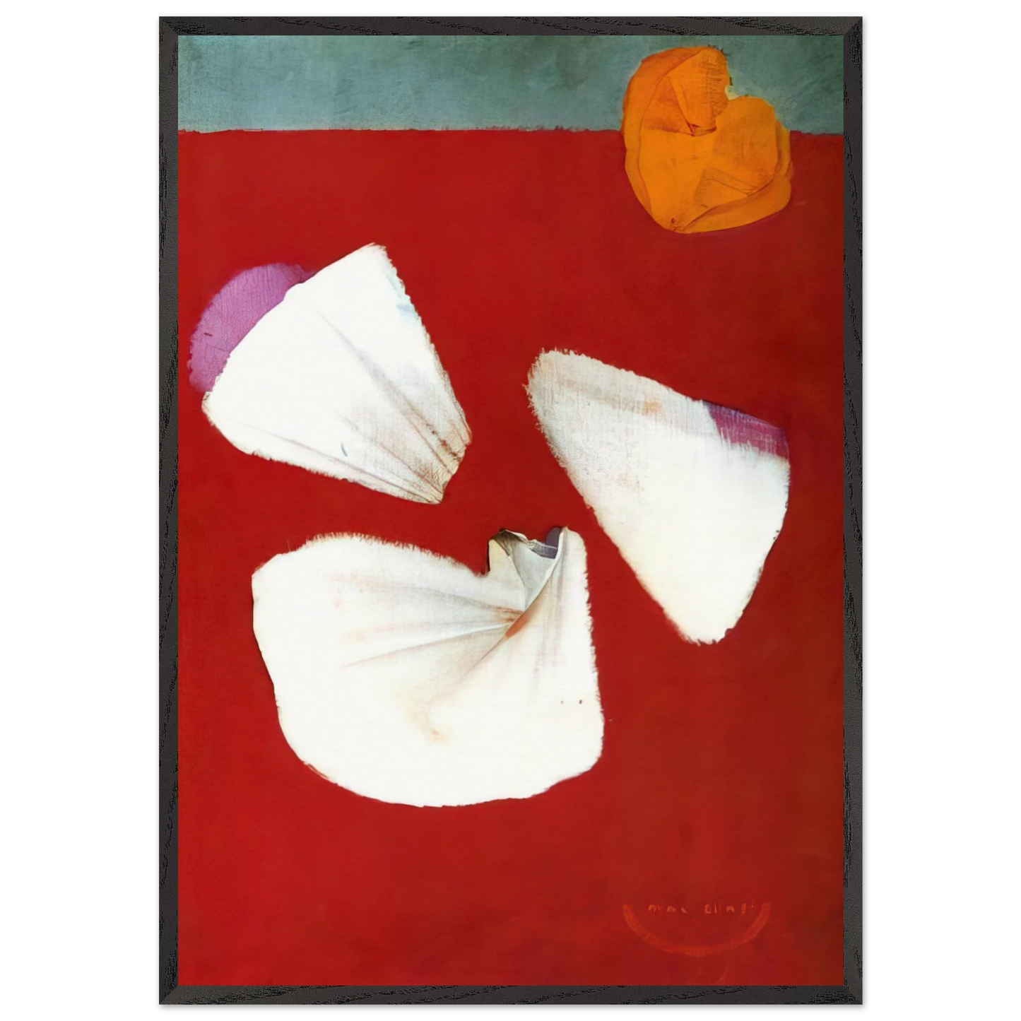 Shells and Flowers - Max Ernst Framed Art Print – Black Wooden Frame - Default Title - -Framed Art Print