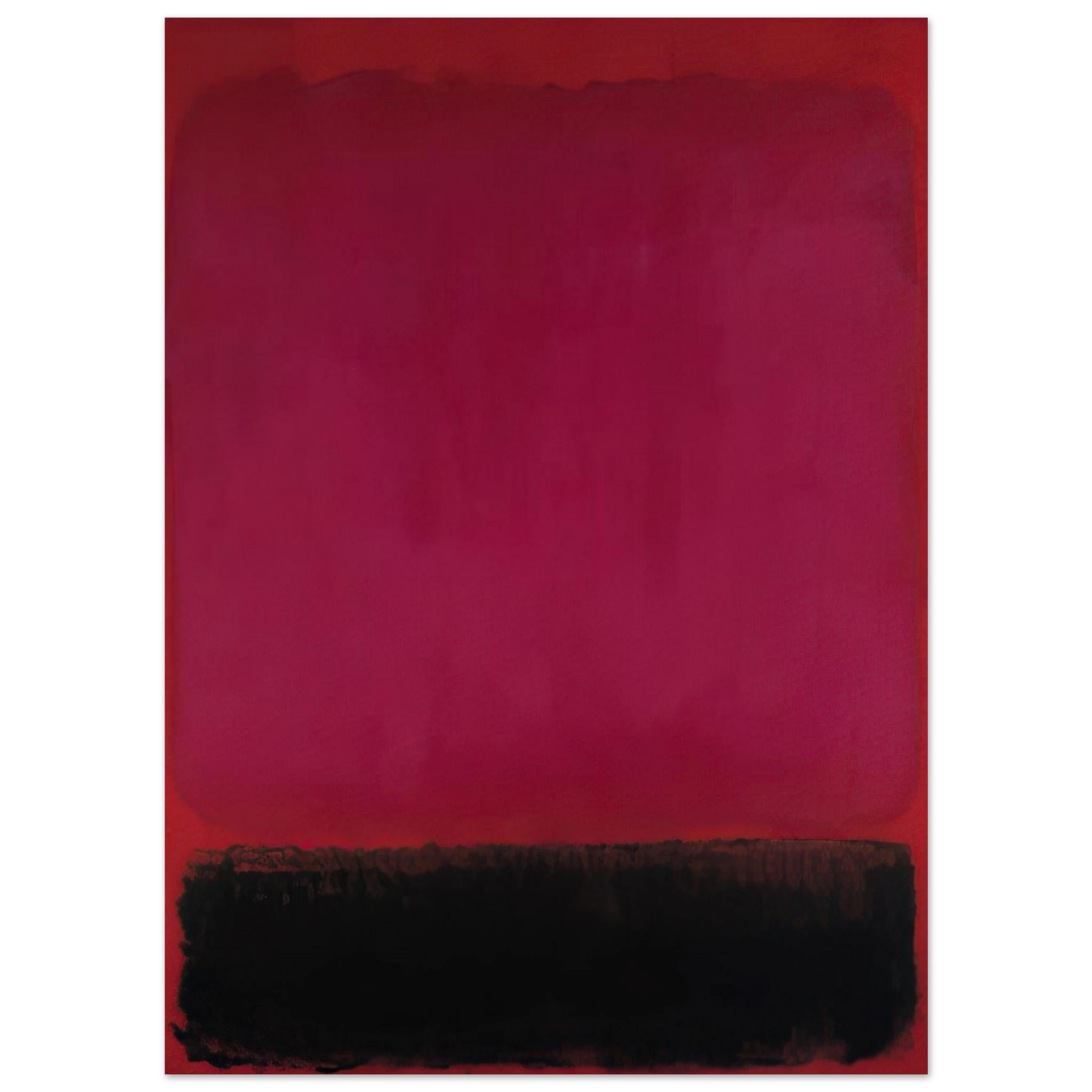 Helen Frankenthaler - Untitled - 1967 Wall art - 15x20 cm / 6x8 inches - Premium Wooden Framed Poster With Fine Art Paper - White frame