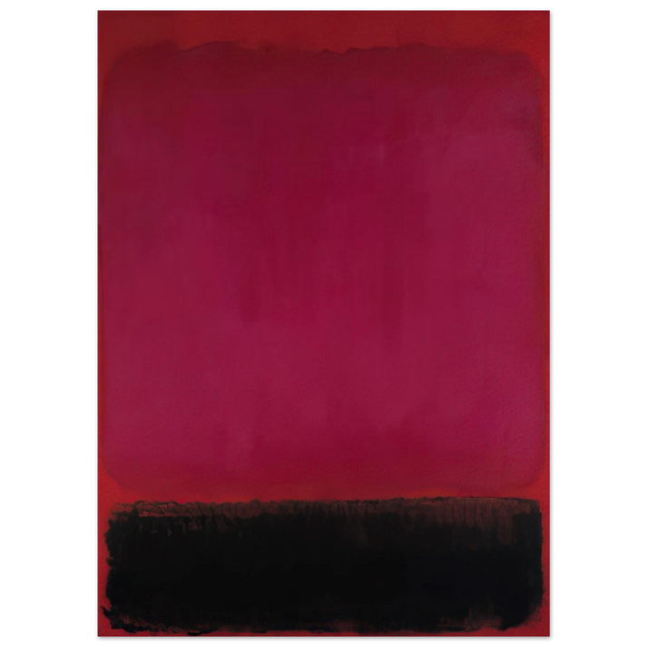 Helen Frankenthaler - Untitled - 1967 Wall art - A3 (29.7 x 42  cm) - Premium Wooden Framed Poster With Fine Art Paper-canvas - Black frame
