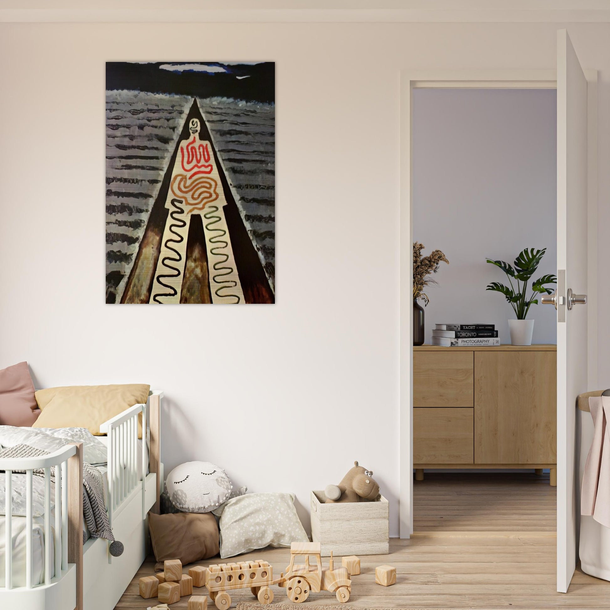 A NIGHT AT SAINT JEAN - Man Ray Brushed Aluminum Print - 70x100 cm / 28x40 inches | Man Ray Aluminum Print | Man Ray Prints