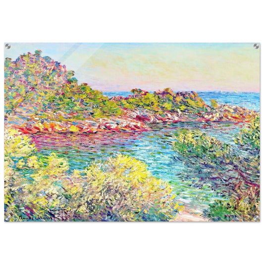 Landscape near Montecarlo - claude monet Acrylic Print - 70x100 cm / 28x40″ inches | claude monet Wall Art | claude monet Prints