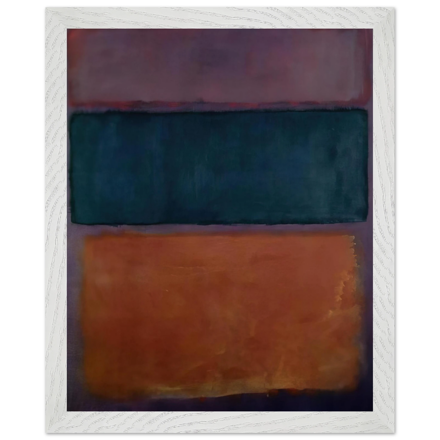 Helen Frankenthaler - Untitled - 1963 Wall art - 70x100 cm / 28x40 inches - Premium Wooden Framed Poster With Fine Art Paper - Wood frame