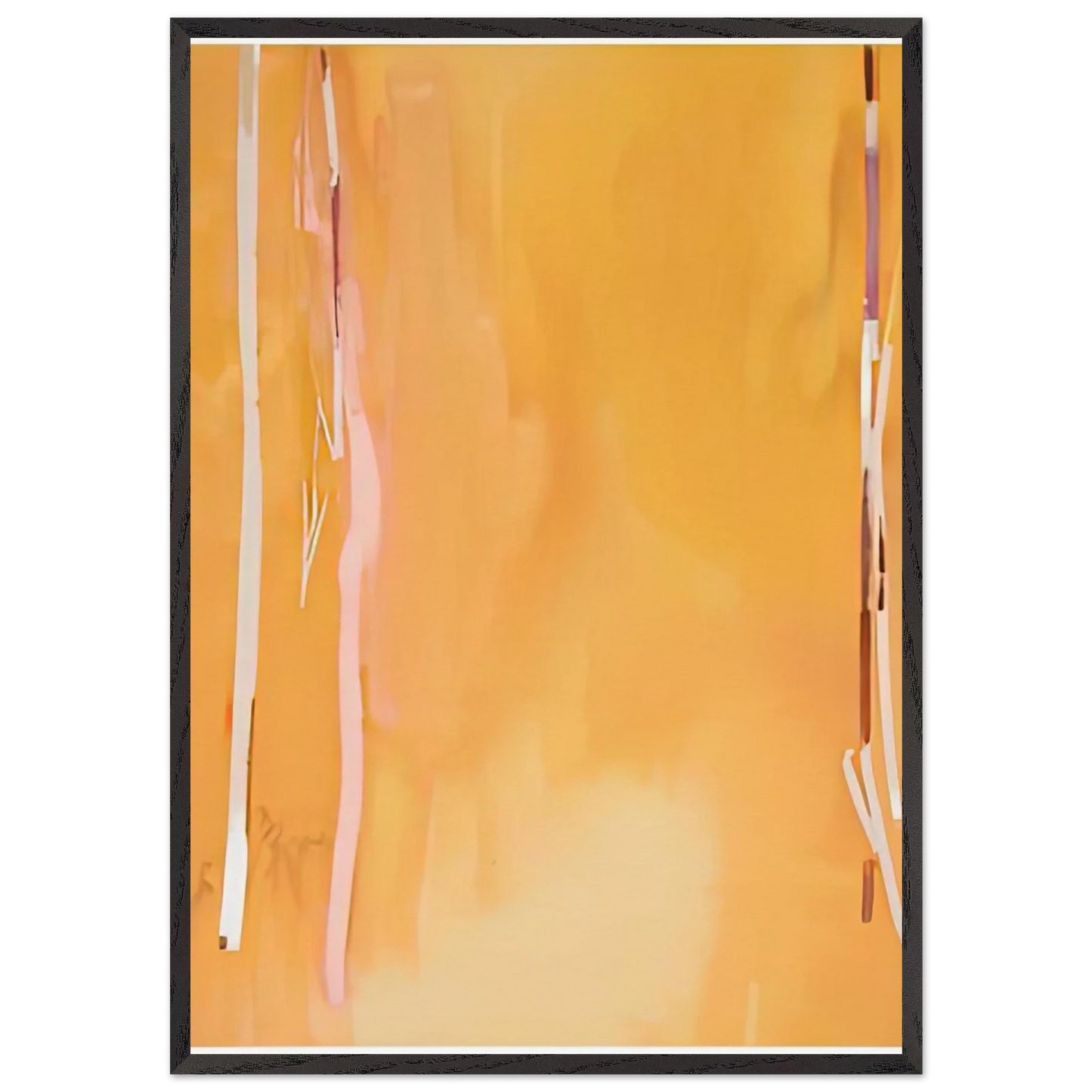 Harvest II 1975- - Helen Frankenthaler Framed Art Print – Black Wooden Frame - Default Title - -Framed Art Print