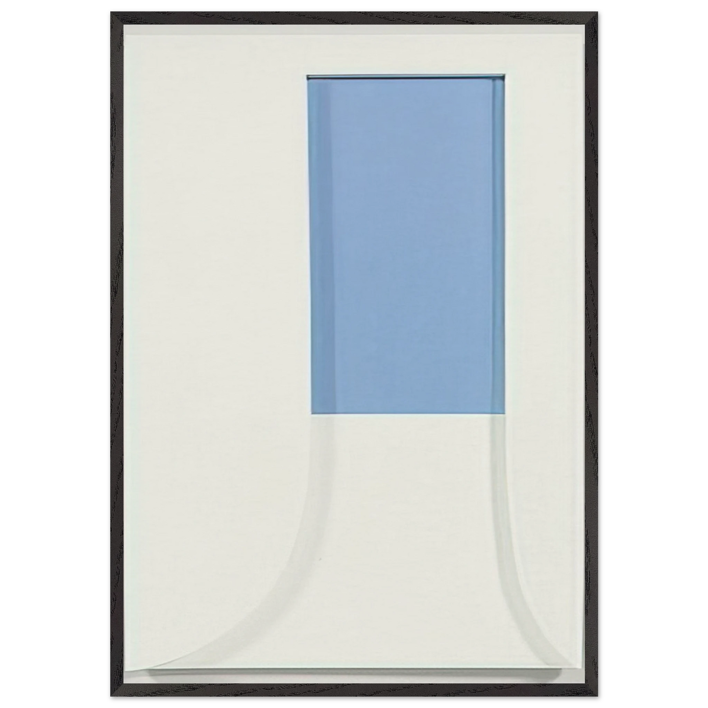 Relief with Blue - Ellsworth Kelly Framed Art Print – Black Wooden Frame - Default Title - -Framed Art Print