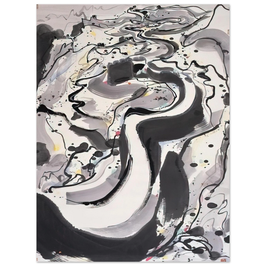 Wu Guanzhong - The Great Wall I - 1986 Fine Art Poster - Default Title