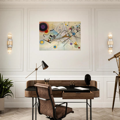 COMPOSITION VIII 1923 - Wassily Kandinsky Brushed Aluminum Print - 70x100 cm / 28x40 inches | Wassily Kandinsky Aluminum Print | Wassily Kandinsky Prints