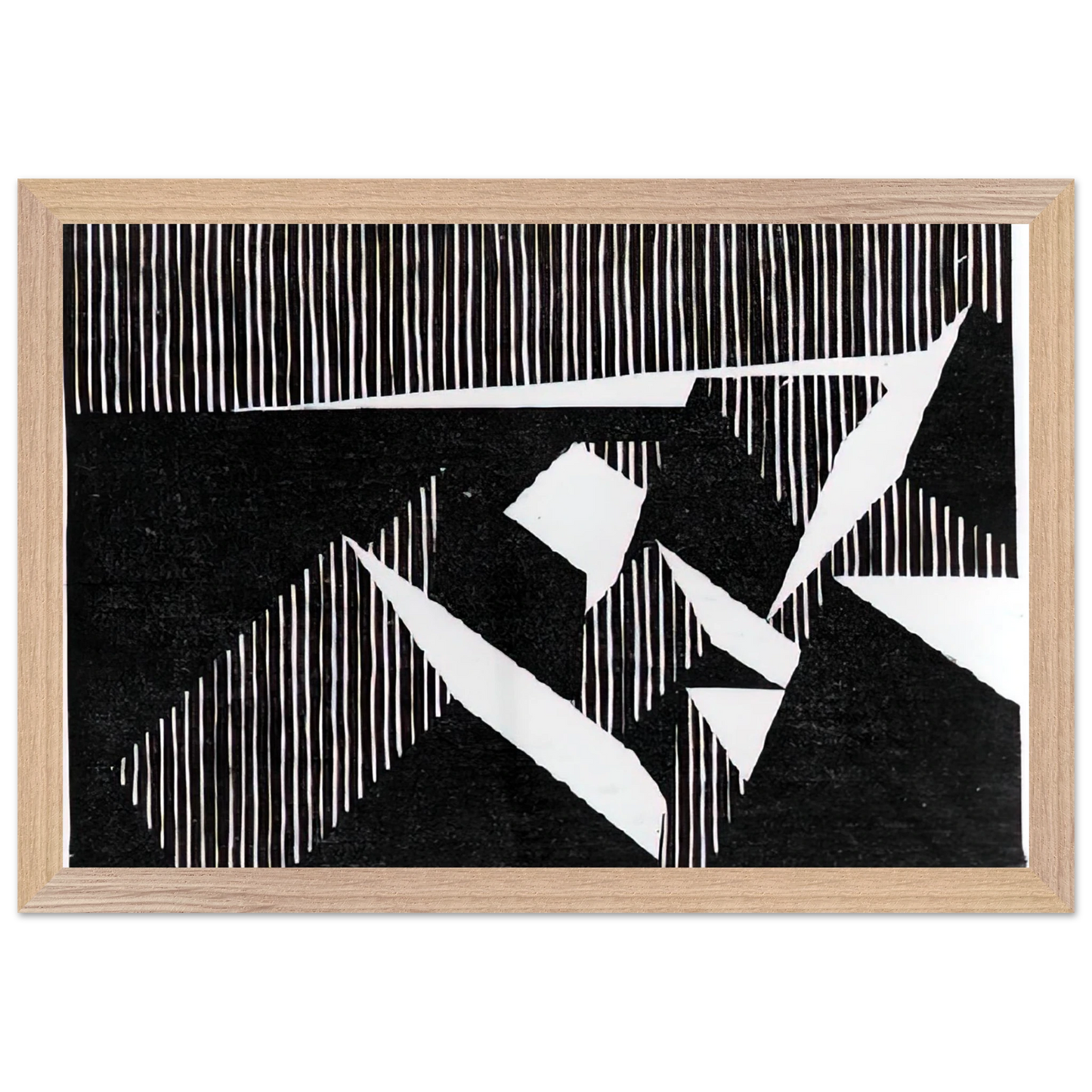 MC Escher - ESCHER (8) Wall Art - 21x29.7 cm / 8x12" - Premium Wooden Framed Poster With Fine Art Paper - Black frame
