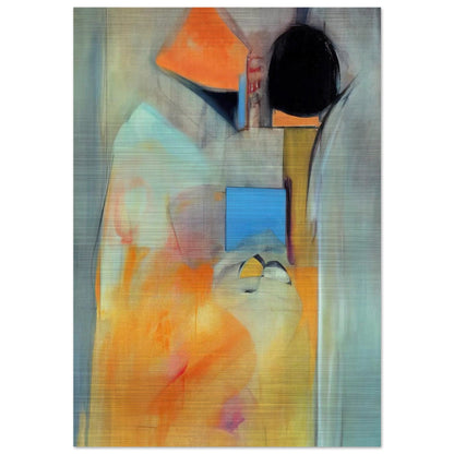 Pandora - Abstract Expressionism - Miriam Schapiro Brushed Aluminum Print - 70x100 cm / 28x40 inches | Miriam Schapiro Aluminum Print | Miriam Schapiro Prints