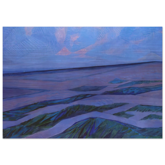 Dune Landscape - Piet Mondrian Brushed Aluminum Print - 70x100 cm / 28x40 inches | Piet Mondrian Aluminum Print | Piet Mondrian Prints
