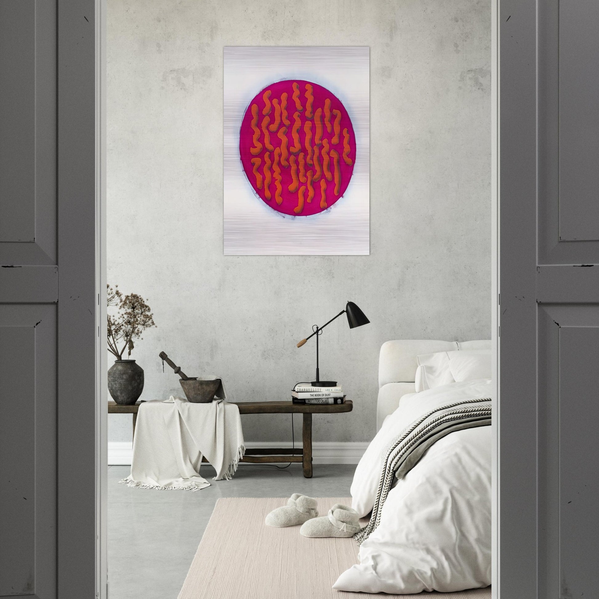 Untitled Sunset Series 32  - 1965 - John Altoon Brushed Aluminum Print - 70x100 cm / 28x40 inches | John Altoon Aluminum Print | John Altoon Prints