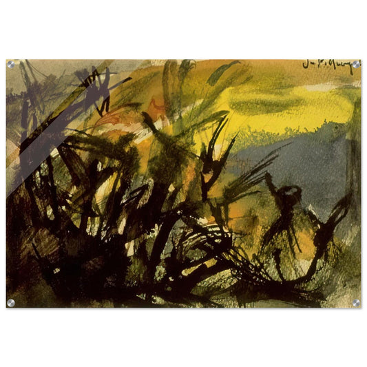 Conversation - Jean-Paul Riopelle Acrylic Print - 70x100 cm / 28x40″ inches