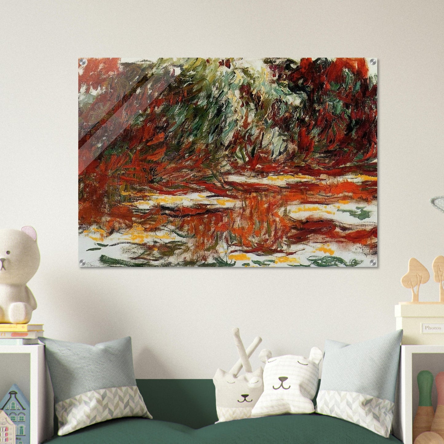 Water Lily Pond - claude monet Acrylic Print - 70x100 cm / 28x40″ inches | claude monet Wall Art | claude monet Prints