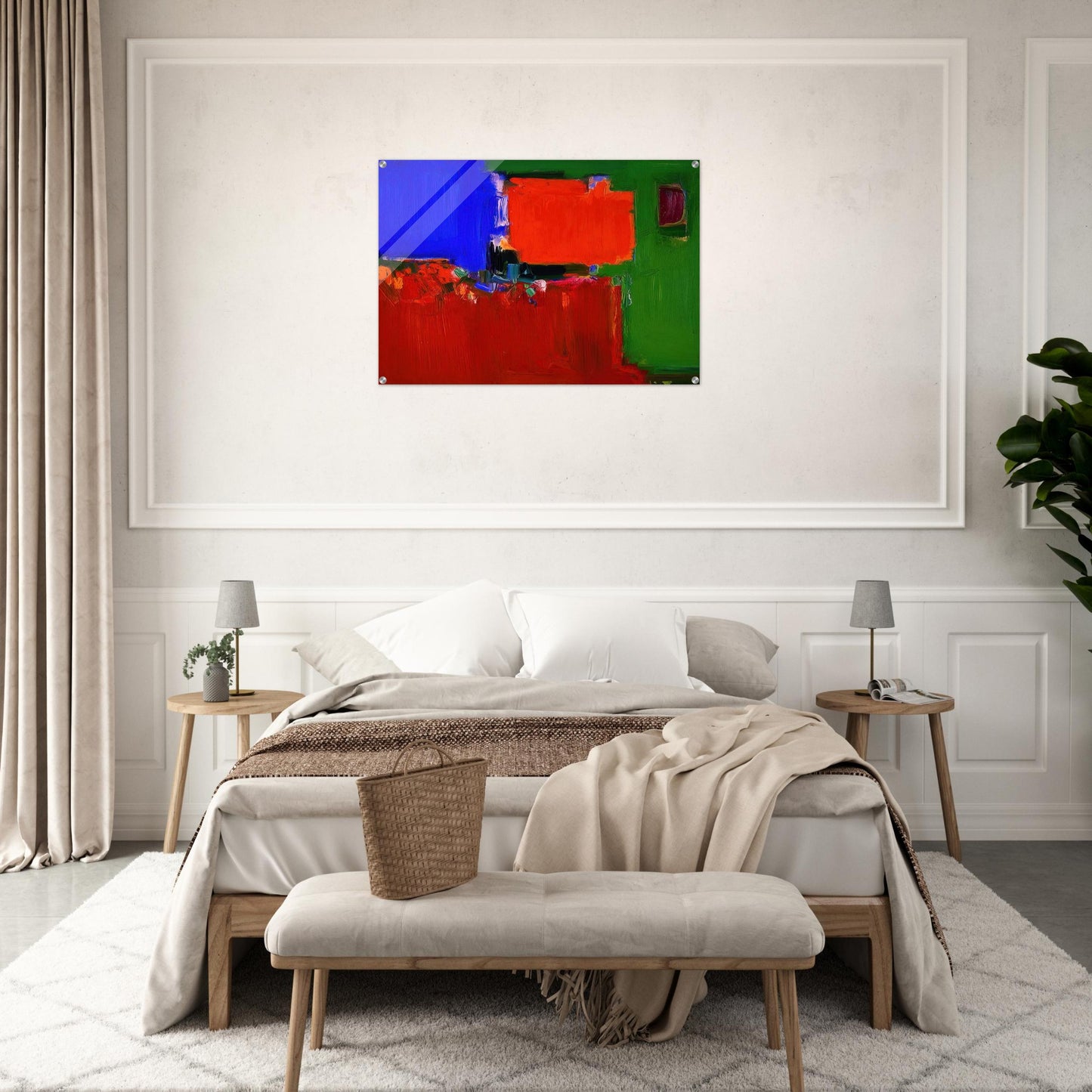 Indian Summer - Hans Hofmann Acrylic Print - 70x100 cm / 28x40″ inches | Hans Hofmann Wall Art | Hans Hofmann Prints