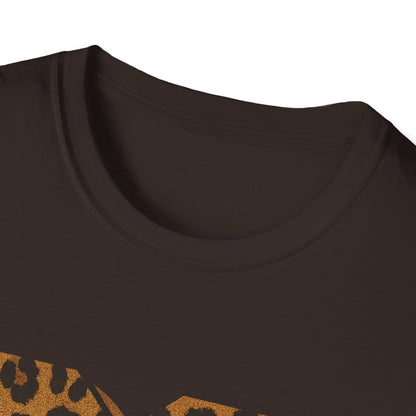 Vintage MTV Cheetah Print Graphic T-Shirt Retro Music Television 80s 90s Throwback Band Tee Unisex Animal Print Rock Shirt