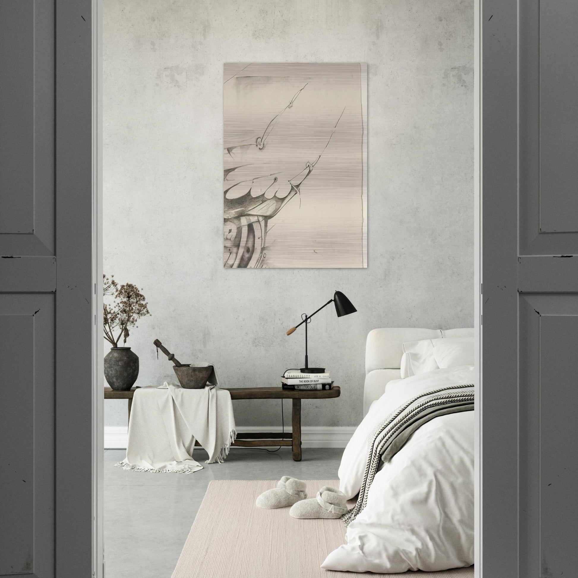 UNTITLED 1998 1 - Lee Bontecou Brushed Aluminum Print - 70x100 cm / 28x40 inches | Lee Bontecou Aluminum Print | Lee Bontecou Prints